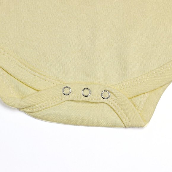New Born Baby Organic Cotton Rompers Onesies Bodysuits (Pack of 3)(0-6m ) (6-9m) - Picture 7 of 7